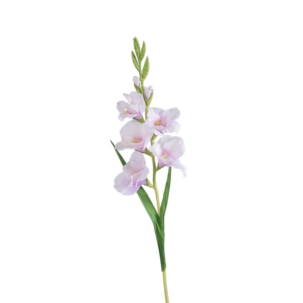 Huffa Taropurple Artificial Taro Gladiolus Flowers - Elegant Wedding And Living Room Floral Arrangement(Taropurple)