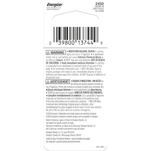 Energizer 2450 Lithium Coin Battery, 2 Pack - image 9