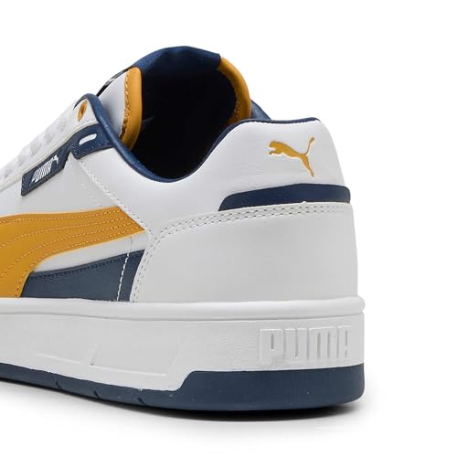 Puma Unisex Court Classic Street Sneaker, Puma White Archive Gold Persian Blue, 36 EU – Ansicht 2