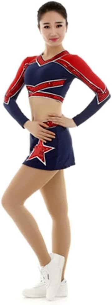 Cheerleader Costume Uniform Women's Girls' Kids Skirt Spandex High Elasticity Handmade Competition Dance