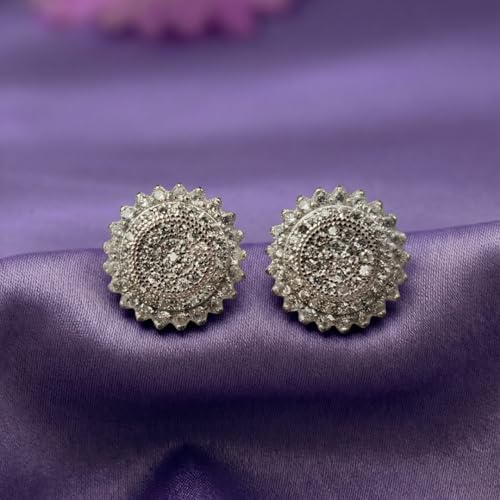 Image of Parasmoni Celestial Sunburst Pave Studs