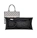 Lckaey christian for dior book tote large bag organizer insert dior book medium tote insert2008black grey-L