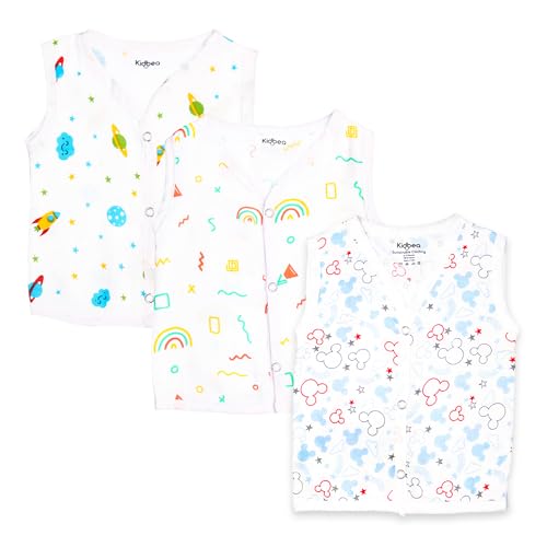 Image of Kidbea Extra Soft Mulmul Cotton Jhabla Cloth for New Born Baby Set