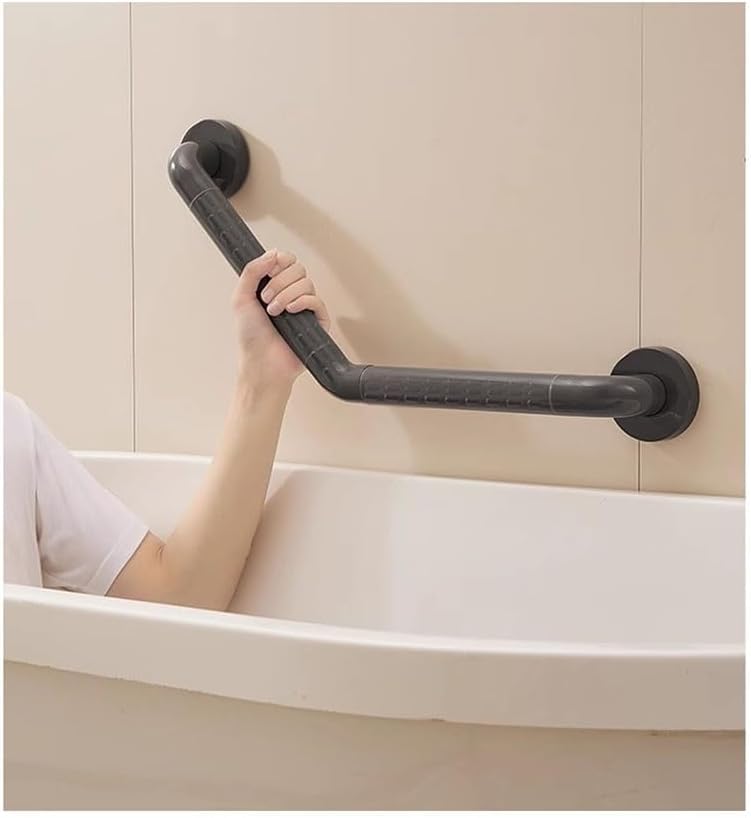 Rampe d'escalier de couloir 30x30cm et barre de maintien pour l'accessibilité PMR