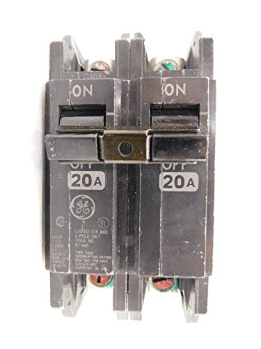 General Electric GETHQC2120WL GE THQC2120WL 2P 20A 120/240V CB, Black