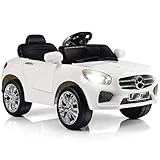 HONEY JOY Ride On Car, 6V 4-Wheels Battery Power Electric Vehicle with Parental Remote Control, Foot...