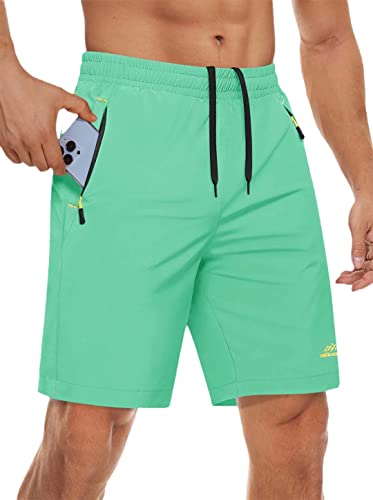 Short de course homme AXEBHPED vêtement de sport running été Menthe 58