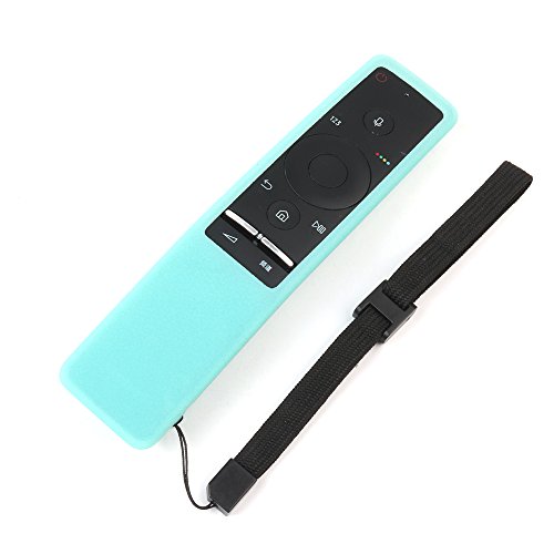 Silicone Protective Cover Compatible With Samsung Smart Tv Bn59-01292A,Rmcspr1Bp1 Series Remote Case Shockproof Anti-Slip For Bn59-01241A Bn59-01266A Qled Remote Anti-Lost With Remote Loop #TOP4
