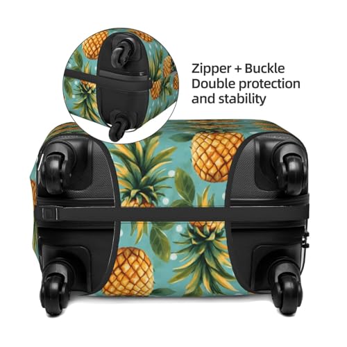Luggage Cover Protector - Hawaiian Pineapple Print Suitcase Covers for Luggage Fit 29-32 Inch Suitcase3