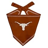 Pets First NCAA Texas Longhorns Tie Bandana, Large/x-Large. Dog Bandana Scarf Bib for Pet Cat Dog. The Ultimate Game-Day, Party Bandana (TX-3550-L-XL)