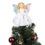 Tree Toppers - Year Gifts 2019 Christmas Angel Tree Pers Guardian Decorations Kids Ornament - Decorations Star Trees Shoes Cake Small Toppers Angels Lighted Tree Christmas