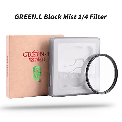Filtro Pro-Mist 1/4 negro de 77 mm para control de contraste en objetivos de fotografía 6