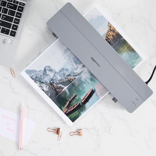 Image of Amazon Basics A4 Lamination Machine | Hot Lamination | Laminating Speed - 298 mm /min