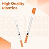 1ml Syringe with Needle, Syringes 1cc 30G 1/2 Inch, Individually Wrapped, Pack of 100