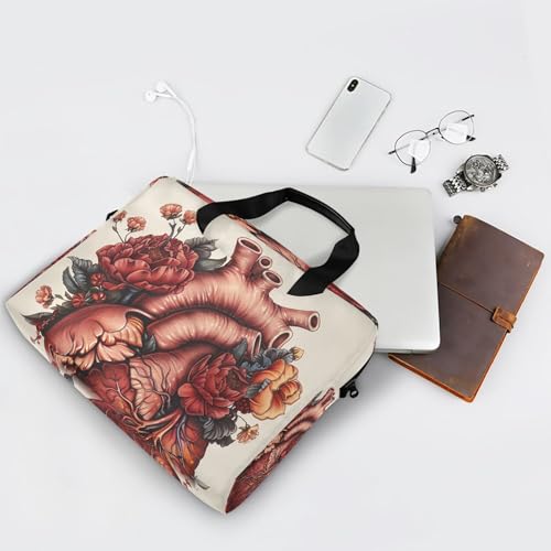 Maletín portátil ALZA floral gótico 13-15.6 pulg miniatura 7