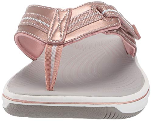 Clarks Women's Brinkley Jazz Flip-Flop Rose Gold 050 M Us #TOP1