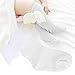 Blaihild Adorable Baby Girls Socks, Cotton Blend, Soft and Breathable Angel Wings Design, Attractive Fashionable Baby Gifts for Ages 2-4 Years (S)