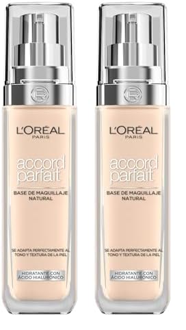 L'Oréal Paris - Fond de Teint Fluide - Hydratation 24H - Formule à l'Acide Hyaluronique - Tous les Types de Peaux - Teinte : Ivoire Rosé (1.R) - Accord...