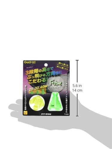 (未使用･未開封品)　ライト(LITE) ゴルフ ティー T-318 三段ティー T-318(640) グリーン×イエロー 0pbj0lf Amazon | ライト(LITE)三段ティー グリーン×イエロー T-318(640