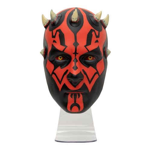 Paladone Star Wars Darth Maul Light Lampe frontale LED à fixation murale ou affichage de bureau, lumière alimentée par USB ou à piles pour chambre à...