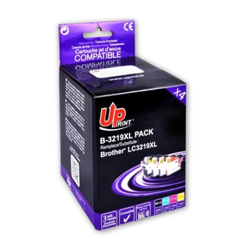 Pack cartouches LC3219XL compatibles Brother Uprint pour organiser l'atelier de télétravail à la maison
