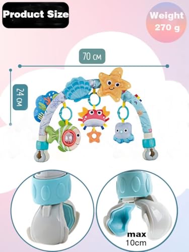 Image of Pau1Hami1ton Baby Stroller Arch Toys, Car Seat Toys,Baby Gifts.S-19(Red Crab)