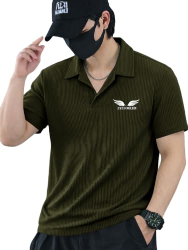 Image of Noble Monk Men's Solid Regular Fit Polo Shirt