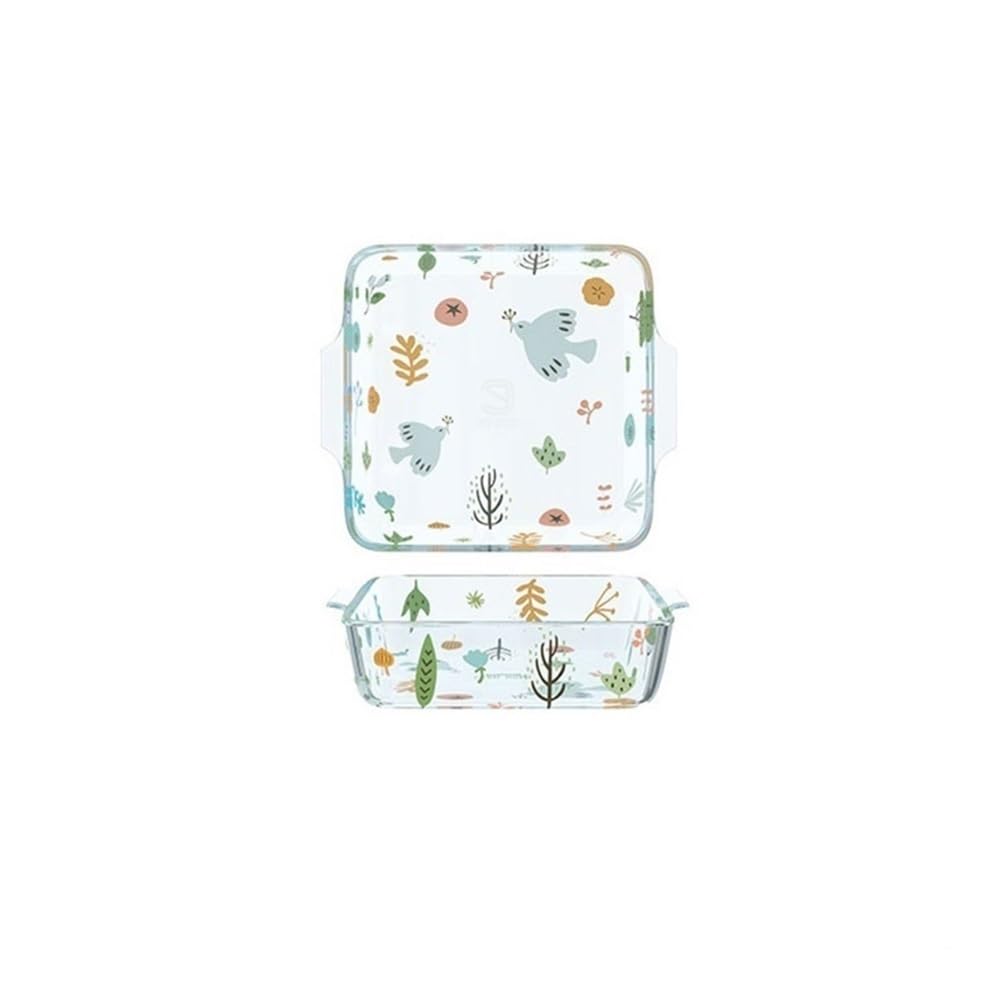 Plat à four en verre borosilicate pour une cuisson saine et durable