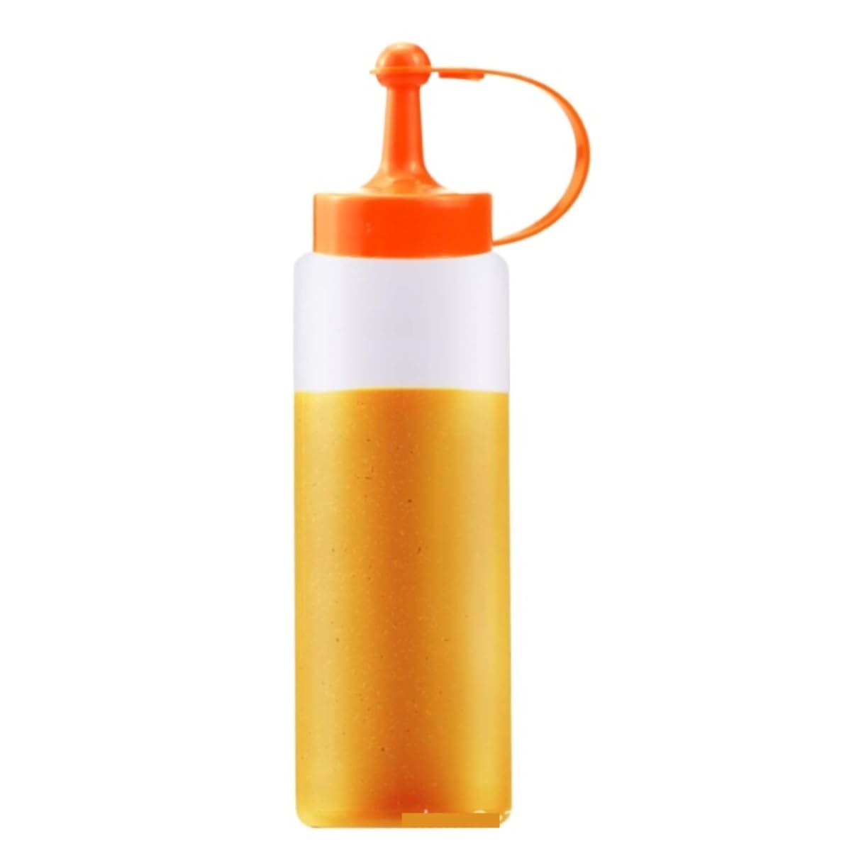 Bottiglie per Olio Contenitore Olio Bottiglia for Ketchup, Bottiglia for Insalata, Bottiglia for Condimento da Cucina, 5 Pezzi Biberon Cucina(Oranje)