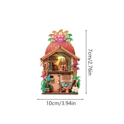 Kit de construcción mini casa artesanal un regalo original de madera para adultos 5