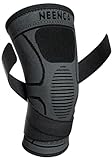NEENCA Knee Braces for Knee Pain- 2 Pack Knee Sleeves for Pain Relief Set, Knee Compression Sleeves with Adjustable Straps for Best Fit, for Sports, Runner, Meniscus Tear, ACL, Arthritis, Joint Pain..