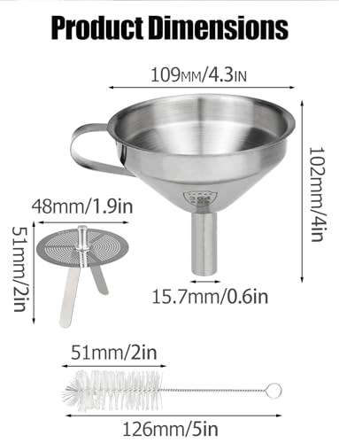 image for Gnellkoor Resin Funnel, Resin Filter Funnel with Strainer 3D Printer S