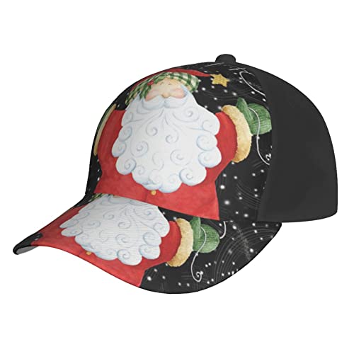 Casquette de baseball Merry Christmas Santa cadeau idéal taille unique réglable pour papa