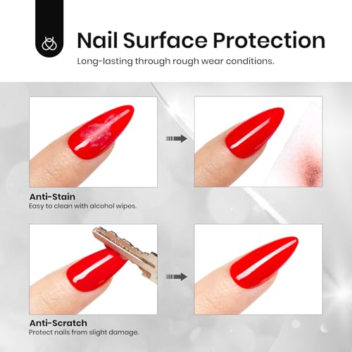Image of Beetles Extra Glossy No Wipe Gel Top Coat, 2 Pcs 15ml Super Shiny Clear Glossy for Gel Nail Polish, Soak Off UV Lamp Nail Salon Manicure DIY Home Gifts for Women