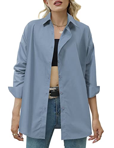 Angerella Women's Professional V-Neck Button Down Blouse #TOP16