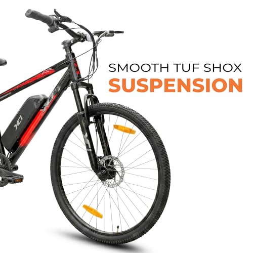 XCi Stormbreaker X1 Electric Cycle 27.5T Black Red - Image 7