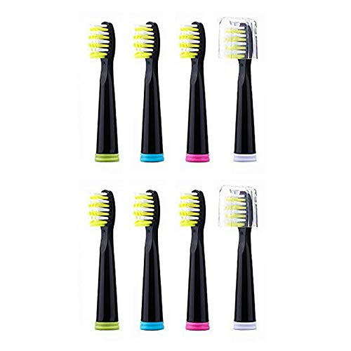 GSParts 8 pcs Replacement Hard Bristle Brush Heads For