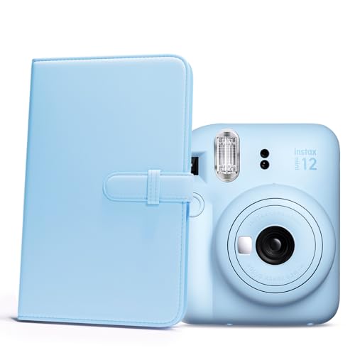 Rieibi FUJIFILM アルバム、チェキ アルバム instax mini99/90/12/mini11/mini40/EVO/mini9/mini8対応チェキアルバム 大容量 3インチ写真 108枚収納 mini12ボディと同色 5色展開 記念日