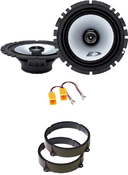 Kit 2 Casse Anteriori O Posteriori ALPINE SXE-1725S Per Lancia Ypsilon Dal 2003 In Poi Da 165 mm Con 2 Supporti E 2 Connettori