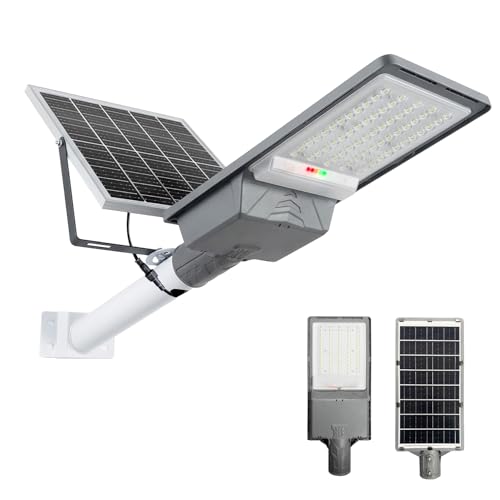 TLBenLD 10000W Solar Street Lights Outdoor,7000K Lot Lights Dusk to Dawn, Super Bright LED Beads...