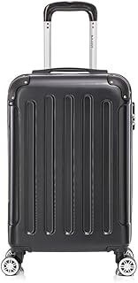 Valise Cabine 20″ (55 cm) Rigide ABS Léger et Durable, Bagage de Voyage Trolley 4 roulettes 360°, Suitcase Pas Cher, Soute Avion 20kg