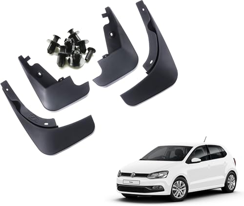 Image of WolkomHome Mud Flap Compatible with Polo Exquisite - Durable Splash Guards for Car Exterior Protection