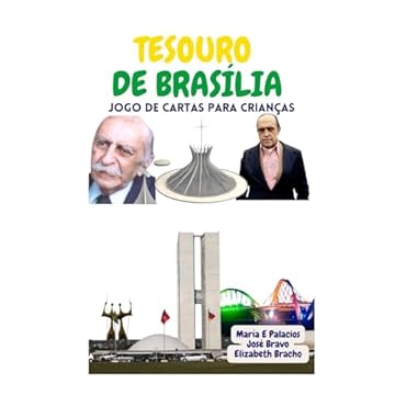 Capa do livro TESOURO DE BRASILIA: JOGO DE CARTAS PARA CRIANÇAS (Portuguese Edition)