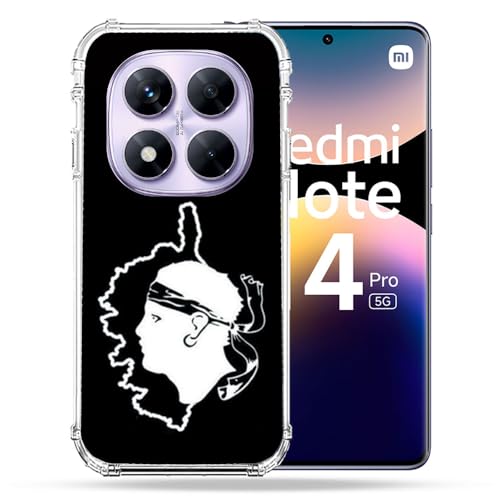 Coque antichoc Xiaomi Redmi Note 14 Pro 5G protection noire Corse