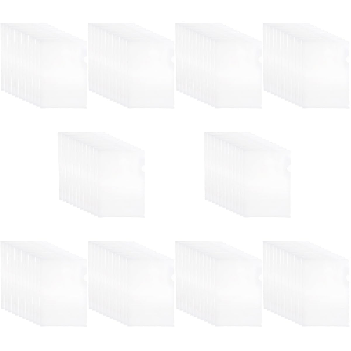NUOBESTY 120 Stk transparente Dokumentenmappe Dokumentenordner Umschläge sobres para cartas Sicheren Ordner kopieren Papierordner ein Größenordner Aktenordner Tasche Dateisatz Umschlag a4