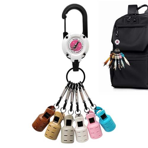 Housses de protection pour hameçons de pêche : lot de 6 couvre-jigs légers