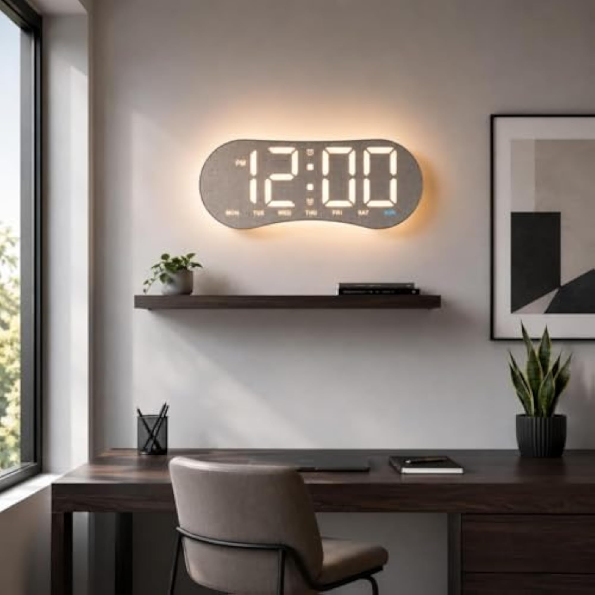 Oversized Digits Digital LED Timepiece
