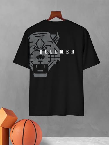 Image of BULLMER Trendy Clothing Set with Oversized T-Shirt & Pants Co-ords for Men