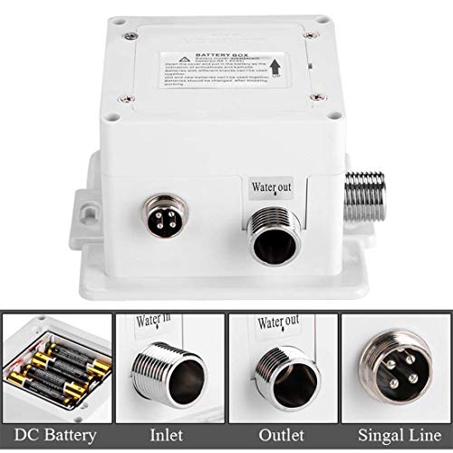 Motion Sensor Tap Automatic Infrared Sensor Faucet Smart Touchless Bathroom Sink Faucet Electronic Motion Activated Hands Free Kitchen Tap Hands Free Vessel Water Tap with Control Box