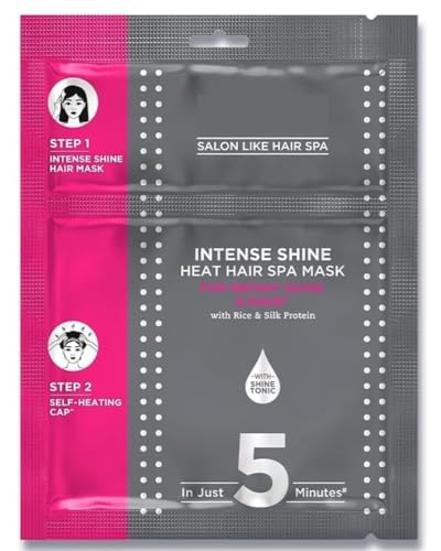 aj Shine Heat Hair Spa Mask with Rice &amp; Silk Protein for Salon-Like Hair Spa at Home - 70 g